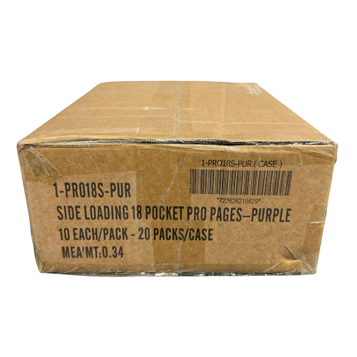 BCW Side Loading 9-Pocket Pro-Pages - Pastime Sports & Games