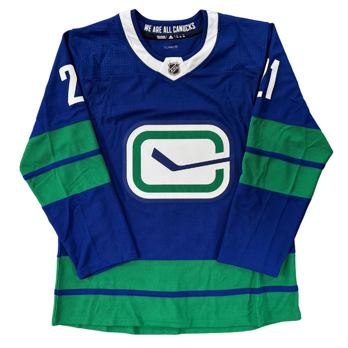 Nils Höglander Autographed Vancouver Canucks Adidas Climalite Home Jersey