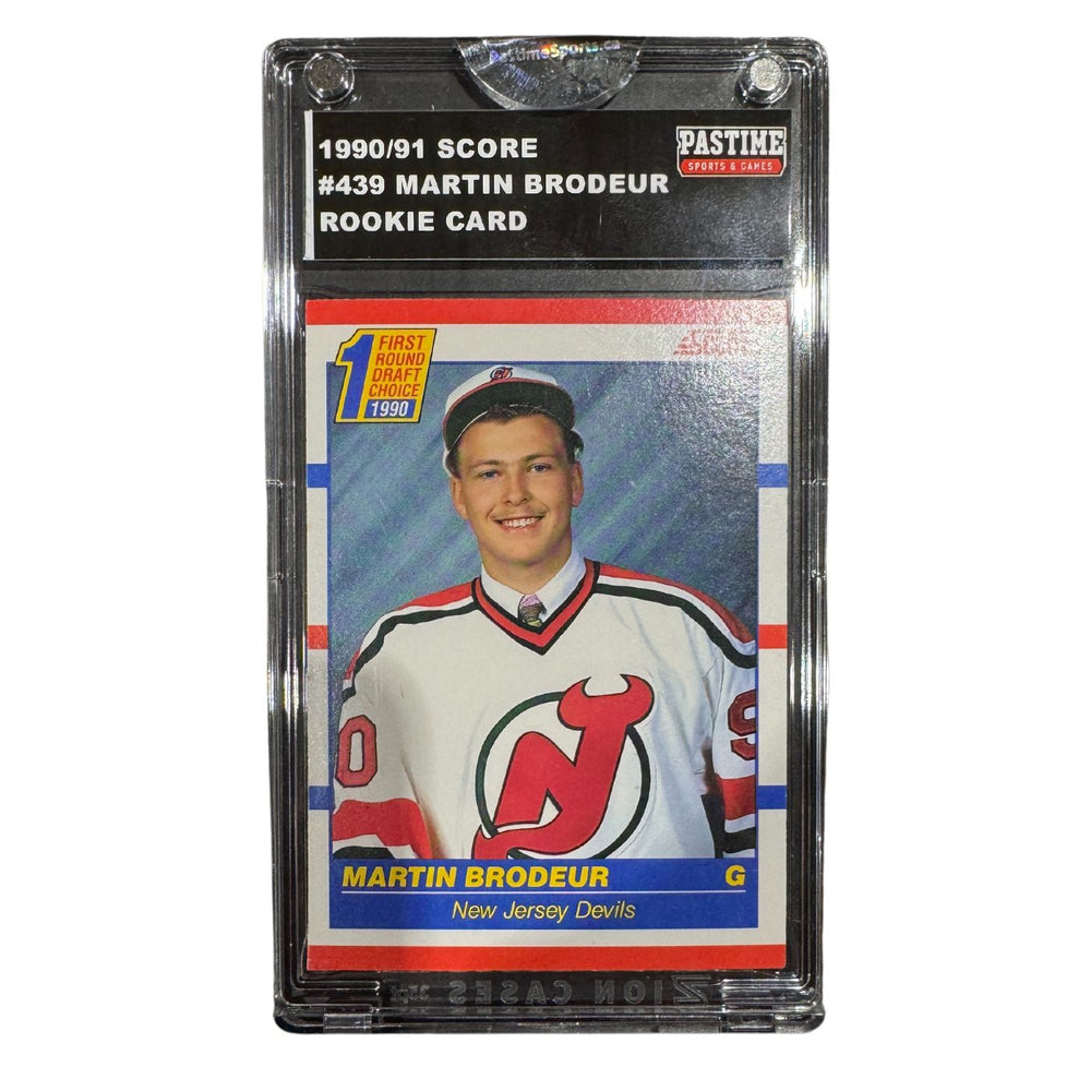 Martin Brodeur 1990/91 Score Rookie Card Encased in Slabmag