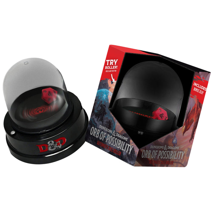 Dungeons & Dragons Dice Roller Orb Of Possibility - Pastime Sports & Games