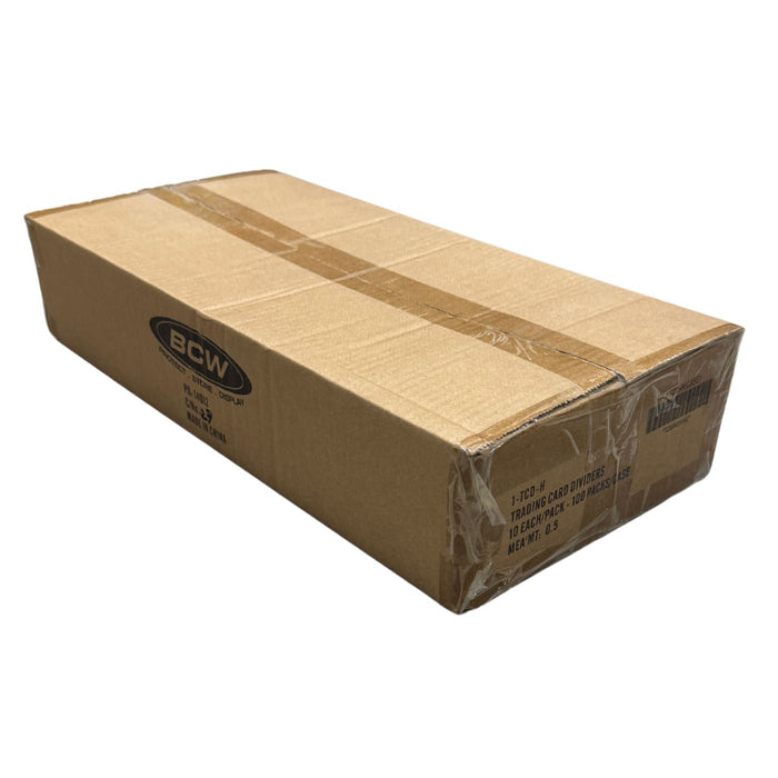 BCW Trading Card Dividers (Horizontal) - Pastime Sports & Games