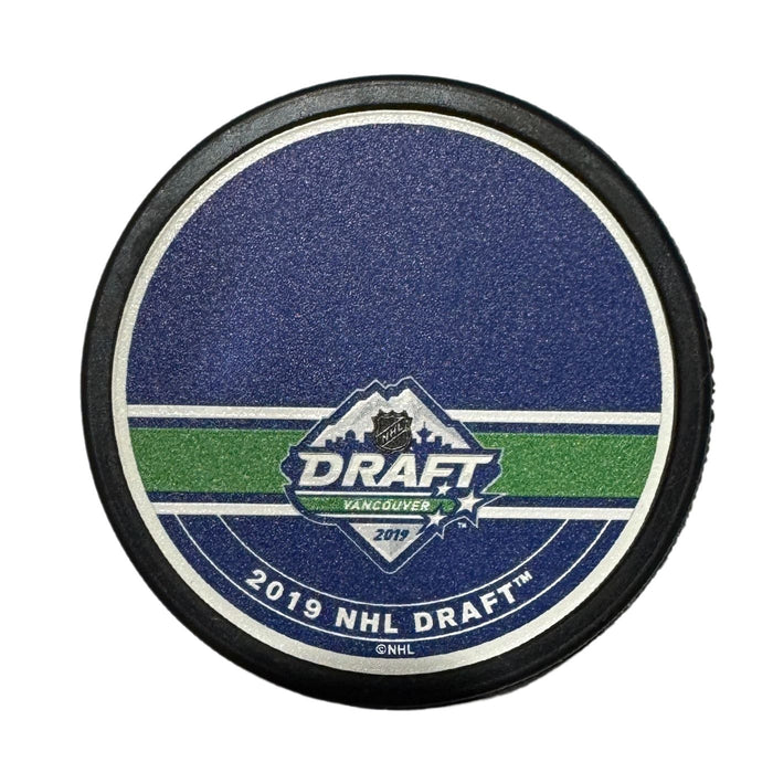 2019 NHL Draft Vancouver Textured Hockey Puck