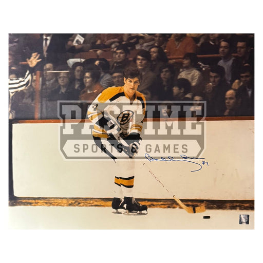 Bobby Orr Autographed Boston Bruins Photo (Skating With The Puck) - Pastime Sports & Games