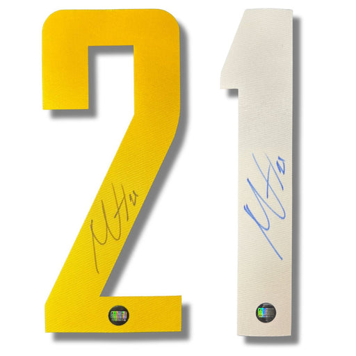 Nils Hoglander Autographed Hockey Jersey Numbers - Pastime Sports & Games