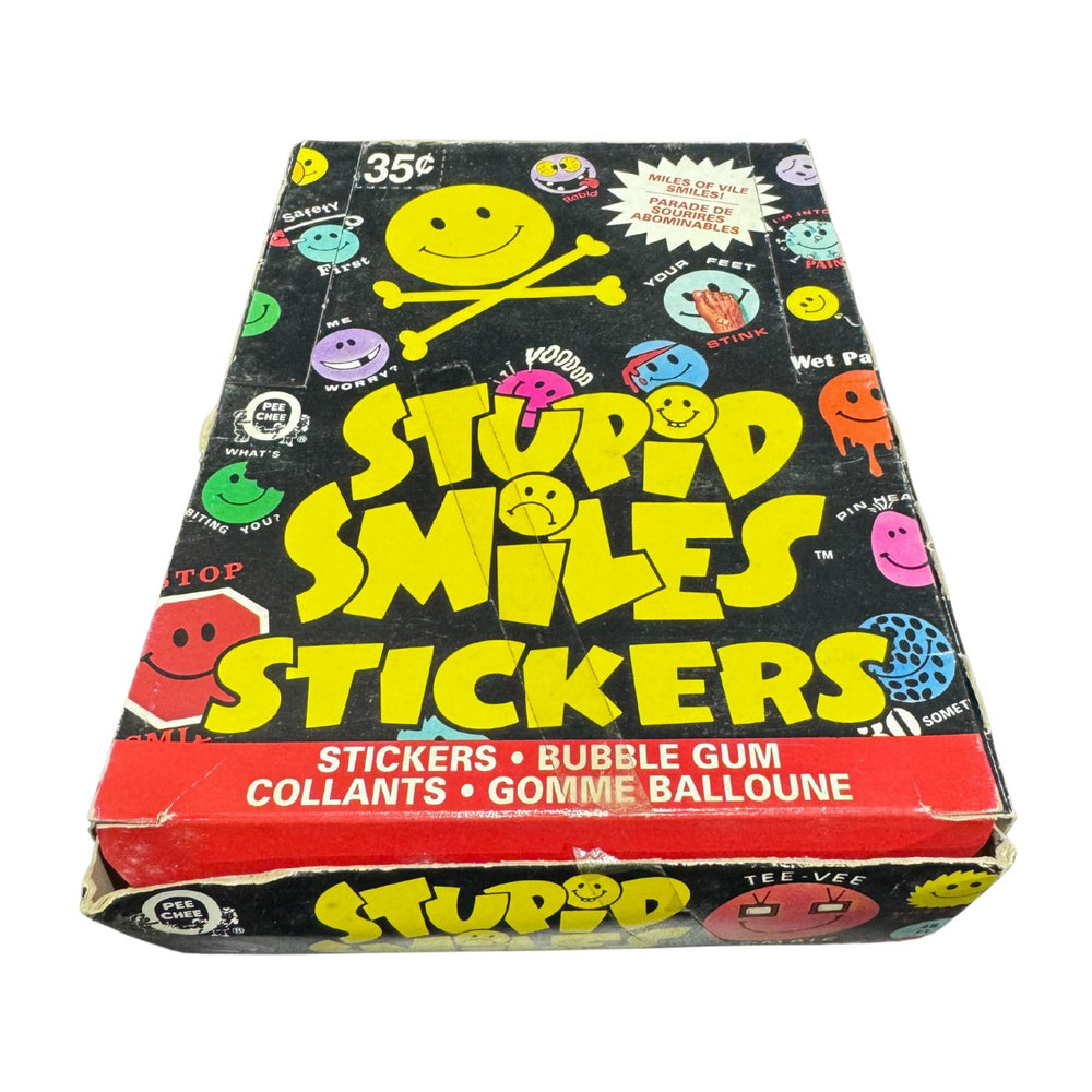 1989 O Pee Chee Stupid Smiles Stickers Pack / Box - Pastime Sports & Games