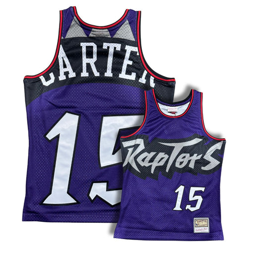Toronto Raptors Vince Carter Purple 1998-99 Hardwood Classics Maxxout Jersey - Pastime Sports & Games