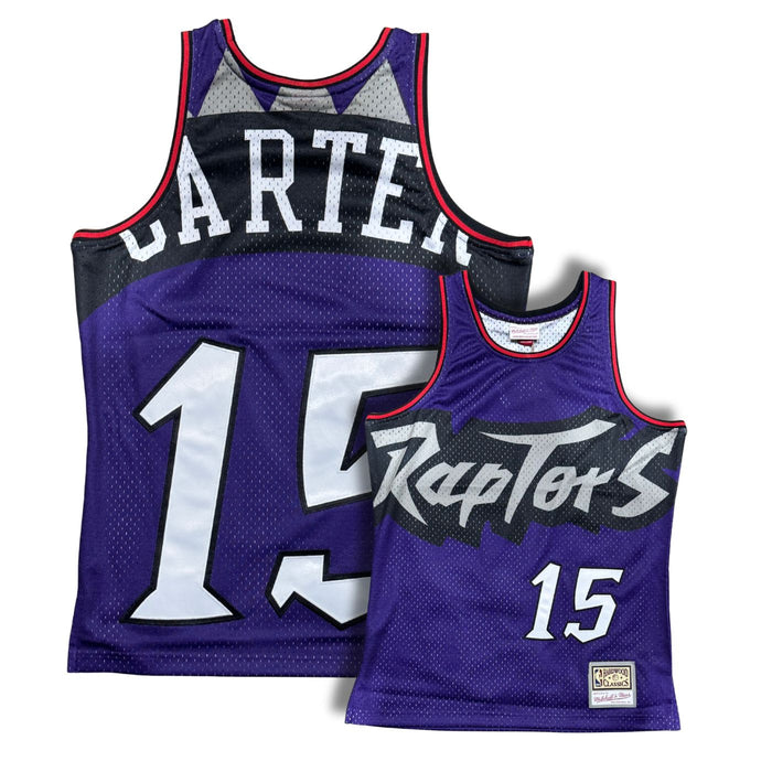 Toronto Raptors Vince Carter Purple 1998-99 Hardwood Classics Maxxout Jersey - Pastime Sports & Games