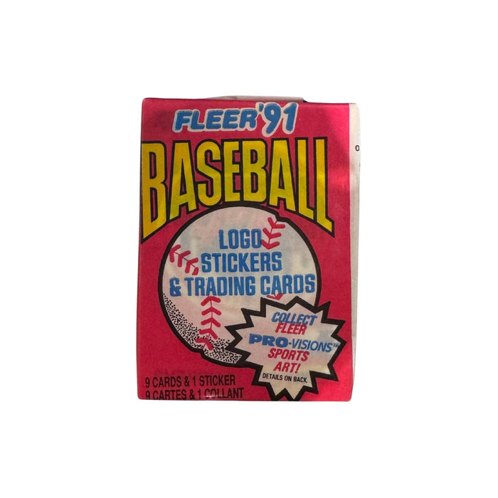 1991 Fleer MLB Baseball Canadian Wax Pack/Box - Pastime Sports & Games
