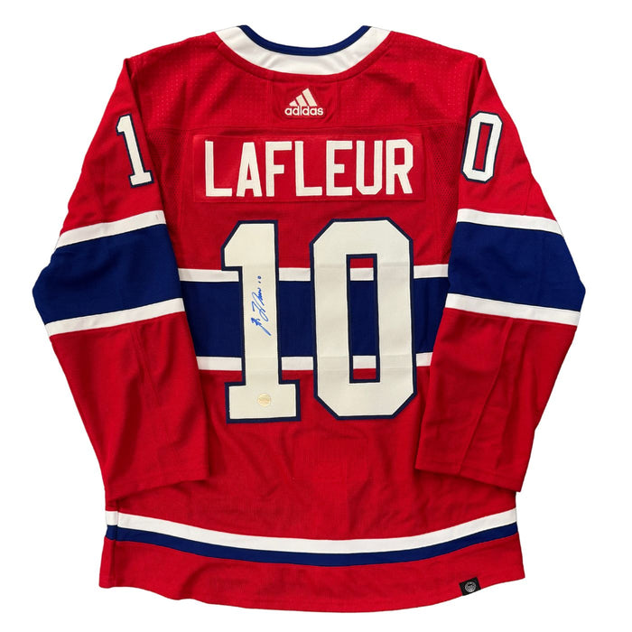 Guy Lafleur Autographed Montreal Canadiens Adidas Primegreen Home Jersey