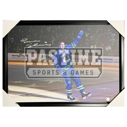 Trevor Linden Autographed Vancouver Canucks The Final Game Canvas - Pastime Sports & Games