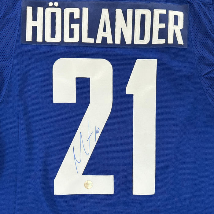 Nils Höglander Autographed Vancouver Canucks Adidas Climalite Home Jersey