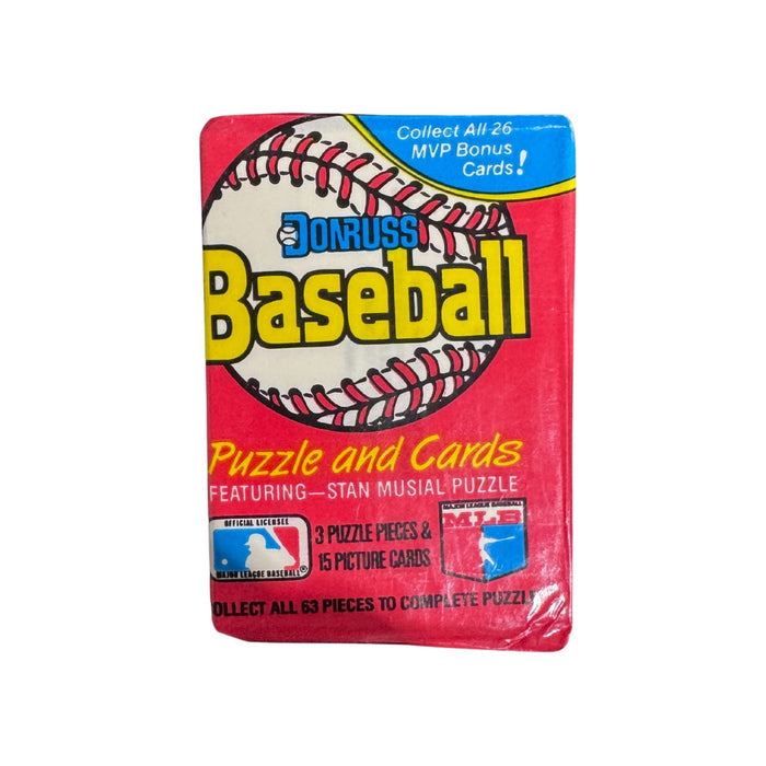 1988 Donruss MLB Baseball Puzzle And Cards Hobby Pack/Box - Pastime Sports & Games