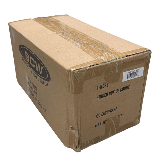 BCW Hinged Trading Card Box - Pastime Sports & Games