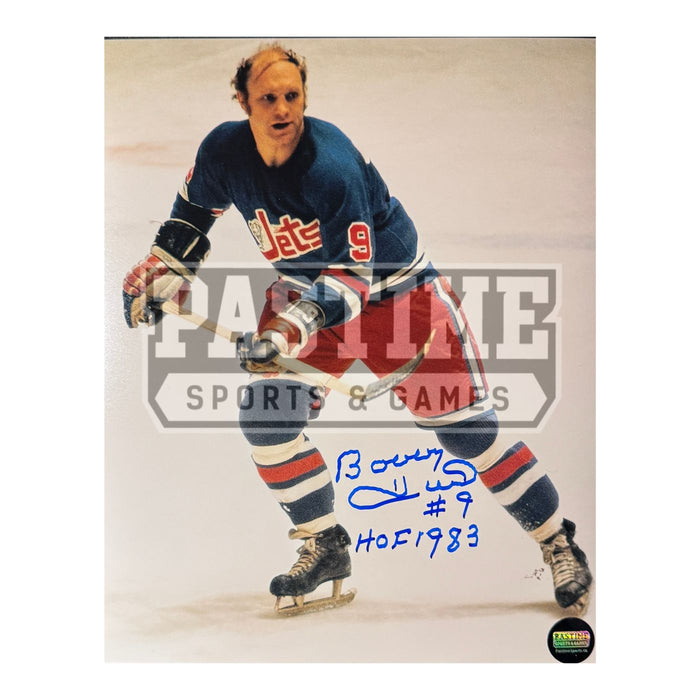 Bobby Hull Autographed Winnipeg Jets Photo (Skating With Stick Up) - Pastime Sports & Games