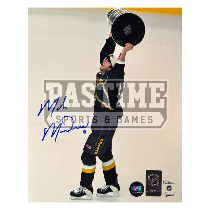 Mike Modano Autographed Dallas Stars Hockey Photo (Holding The Cup) - Pastime Sports & Games