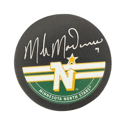 Mike Modano Autographed Minnesota North Stars Hockey Puck (Sherwood Autograph Puck) - Pastime Sports & Games