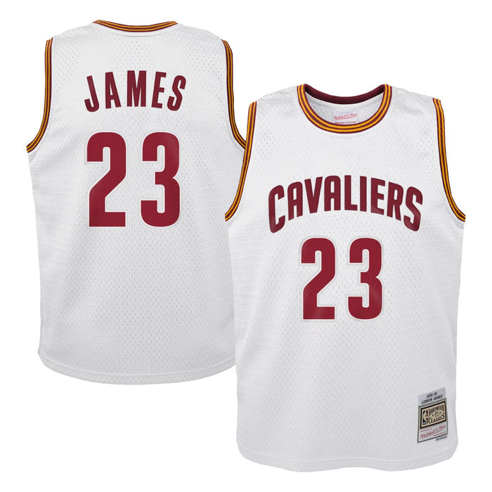 Cleveland Cavaliers LeBron James White 2015-16 Hardwood Classics Swingman Jersey - Pastime Sports & Games