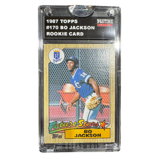 Bo Jackson 1987 Topps Rookie Card Encased in Slabmag