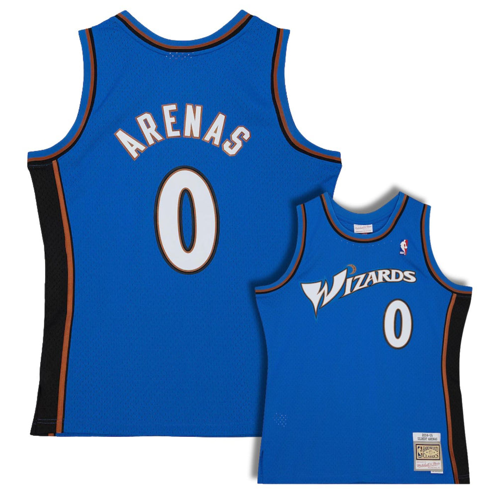 Washington Wizards Gilbert Arenas Blue 2004-05 Hardwood Classics Swingman Jersey - Pastime Sports & Games