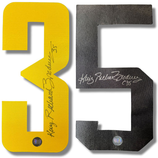 Richard Brodeur Autographed Hockey Jersey Numbers - Pastime Sports & Games