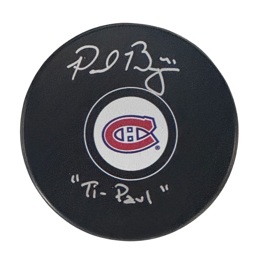 Paul Byron Autographed Montreal Canadiens Hockey Puck (Small Logo) - Pastime Sports & Games