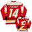 Theoren Fleury Autographed Calgary Flames Mitchell & Ness 1994/95 Vintage Hockey Jersey - Pastime Sports & Games