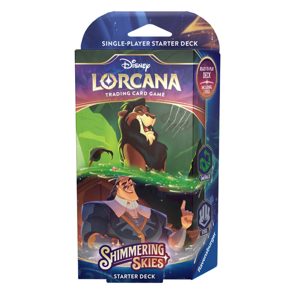 Disney Lorcana Shimmering Skies Starter Decks– Pastime Sports & Games