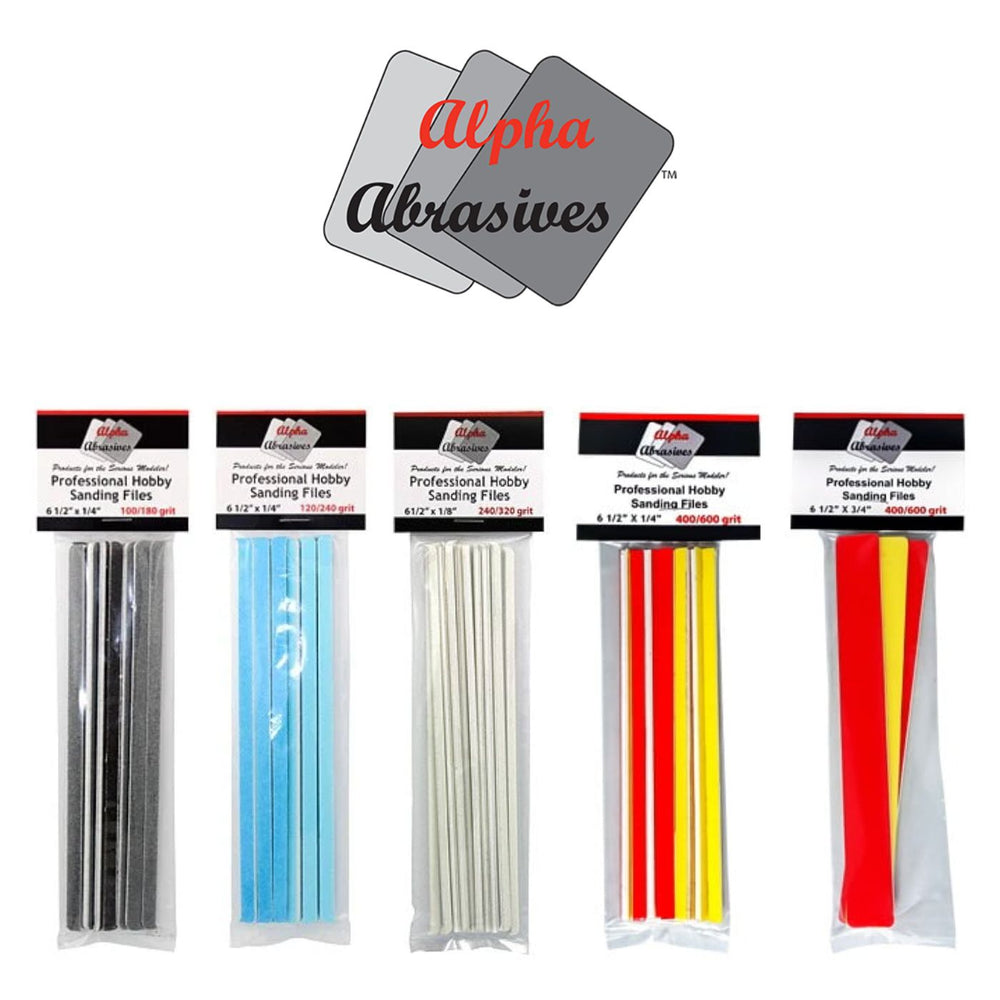 Alpha Abrasives Professional Hobby Sanding Files