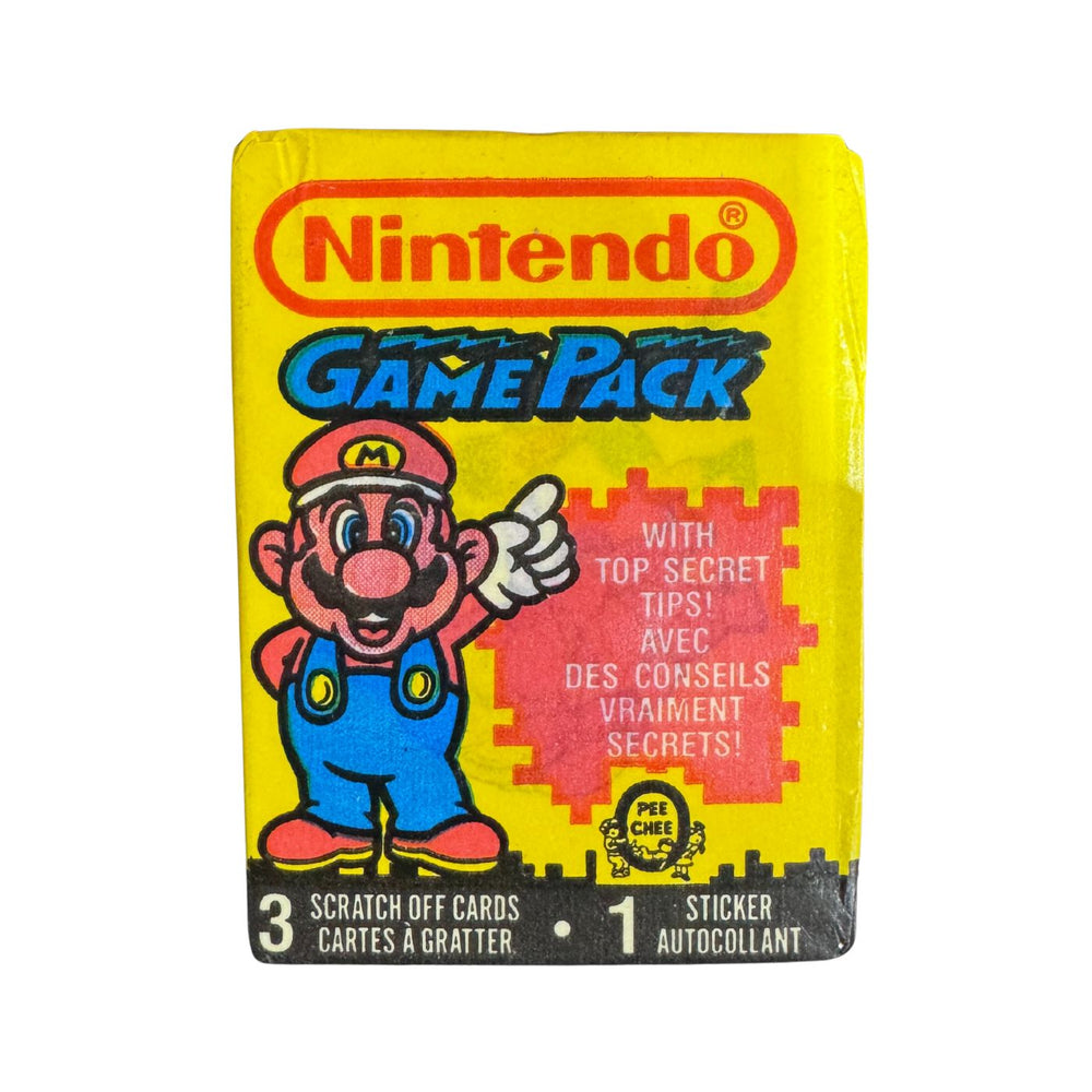 1989 O-Pee-Chee Nintendo Game Pack Series One Wax Pack - Pastime Sports & Games