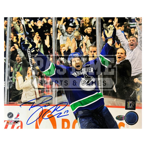 Ryan Kesler Autographed Vancouver Canucks Photo (Celebrating) - Pastime Sports & Games