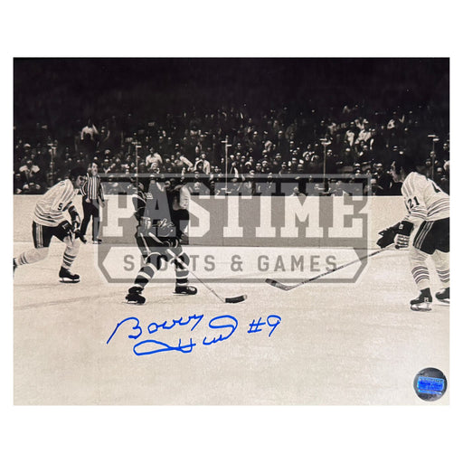 Bobby Hull Autographed Winnipeg Jets Photo (Wide Shot) - Pastime Sports & Games