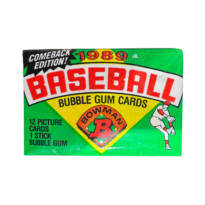 1989 Bowman MLB Baseball Wax Box/Pack - Pastime Sports & Games
