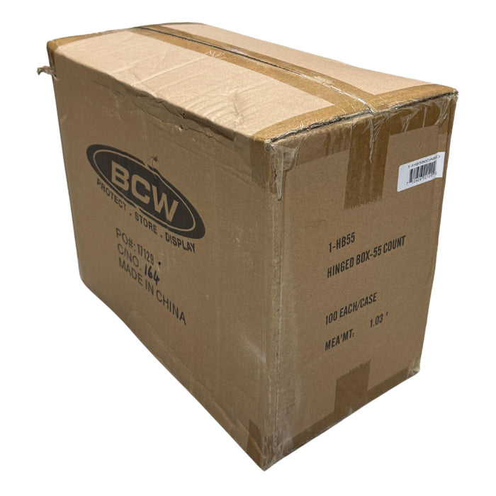 BCW Hinged Trading Card Box - Pastime Sports & Games