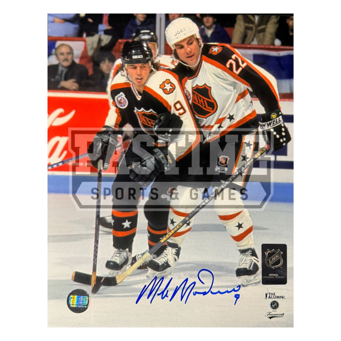 Mike Modano Autographed NHL All-Star Hockey Photo (Defending) - Pastime Sports & Games