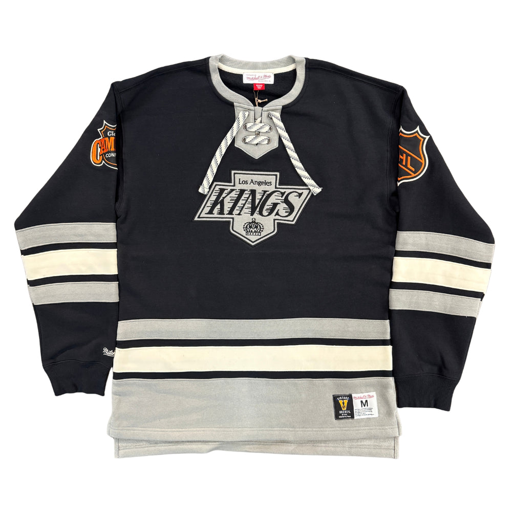 Heritage Lace Up Crew Hockey Necks Los Angeles Kings