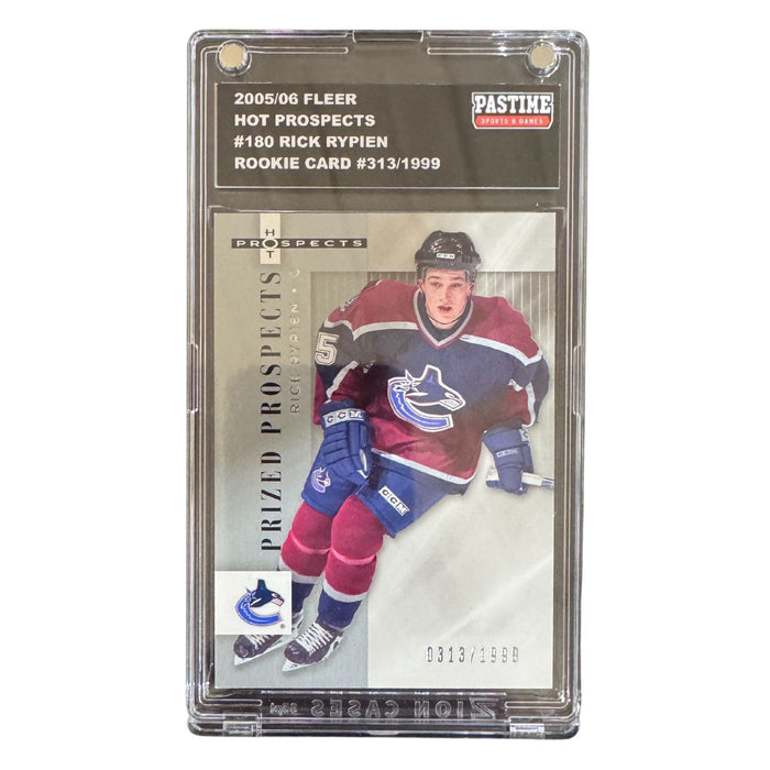 Rick Rypien 2005-06 Fleer Hot Prospects Rookie Card #180 Encased in Magpro - Pastime Sports & Games