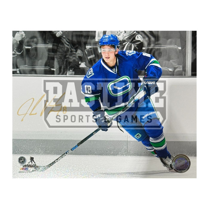 Jake Virtanen Autographed Vancouver Canucks Photo (Signature Series) SALE! - Pastime Sports & Games
