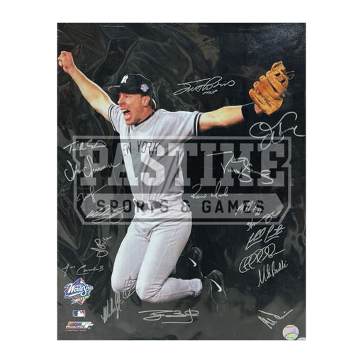 1998 New York Yankees Autographed Baseball Photo - Pastime Sports & Games