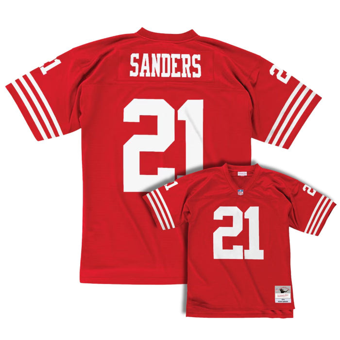 San Francisco 49ers Deion Sanders Red 1994 Throwback Legacy Jersey - Pastime Sports & Games