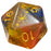 Diffusion Dice XL d20 Cosmic Cliffs