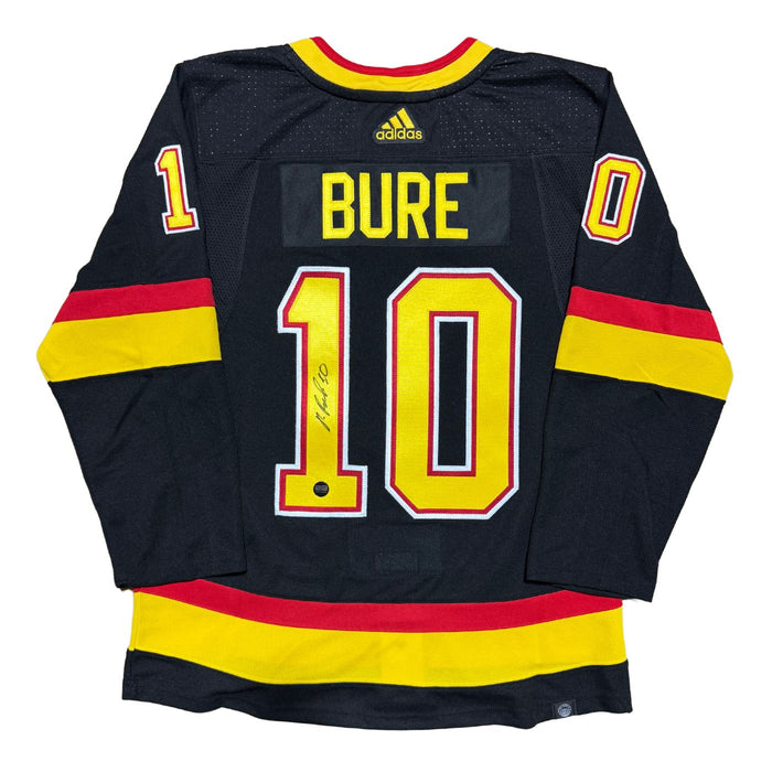 Vancouver Canucks Pavel Bure Autographed Black Skate Adidas Jersey