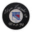 Edgar Laprade Autographed New York Rangers Hockey Puck (Small Logo) - Pastime Sports & Games