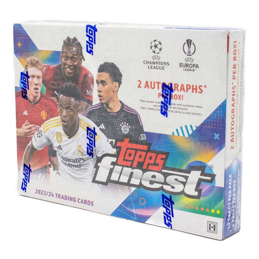 2023/24 Topps Finest UEFA Club Competitions Soccer Hobby Box - Pastime Sports & Games