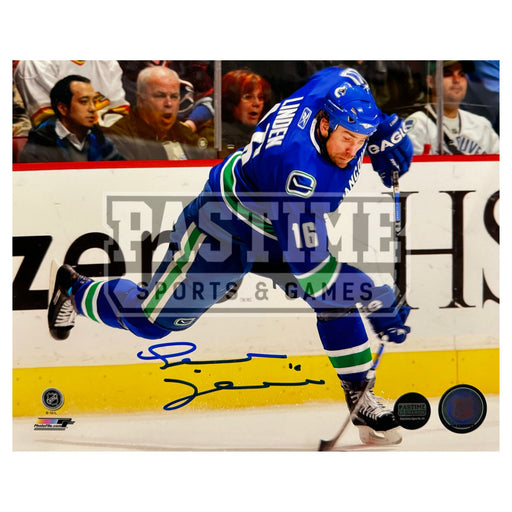 Trevor Linden Autographed Vancouver Canucks Photo (Slap Shot) - Pastime Sports & Games