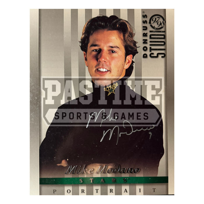 Mike Modano Autographed All-Stars Hockey Photo (Donruss Studio) - Pastime Sports & Games
