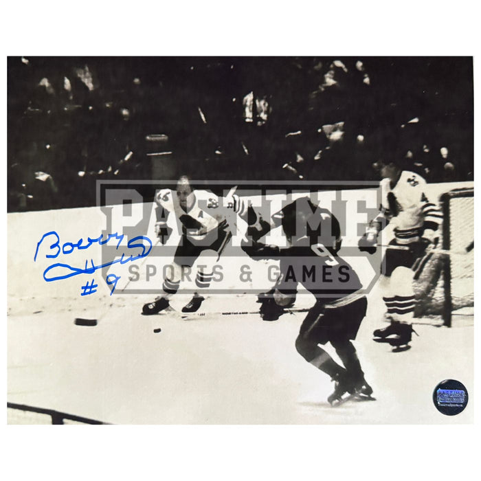 Bobby Hull Autographed Winnipeg Jets Photo (Racing For The Puck) - Pastime Sports & Games