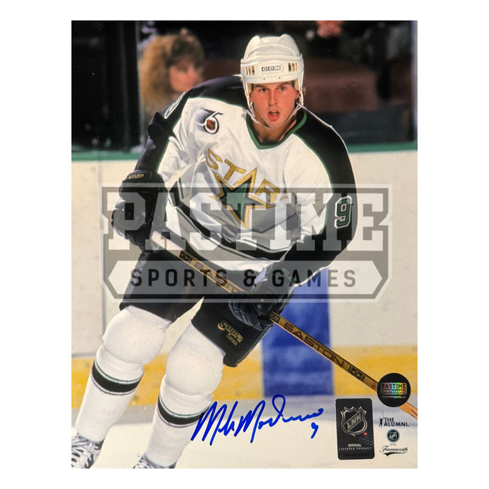 Mike Modano Autographed Dallas Stars Hockey Photo (Skating 4) - Pastime Sports & Games