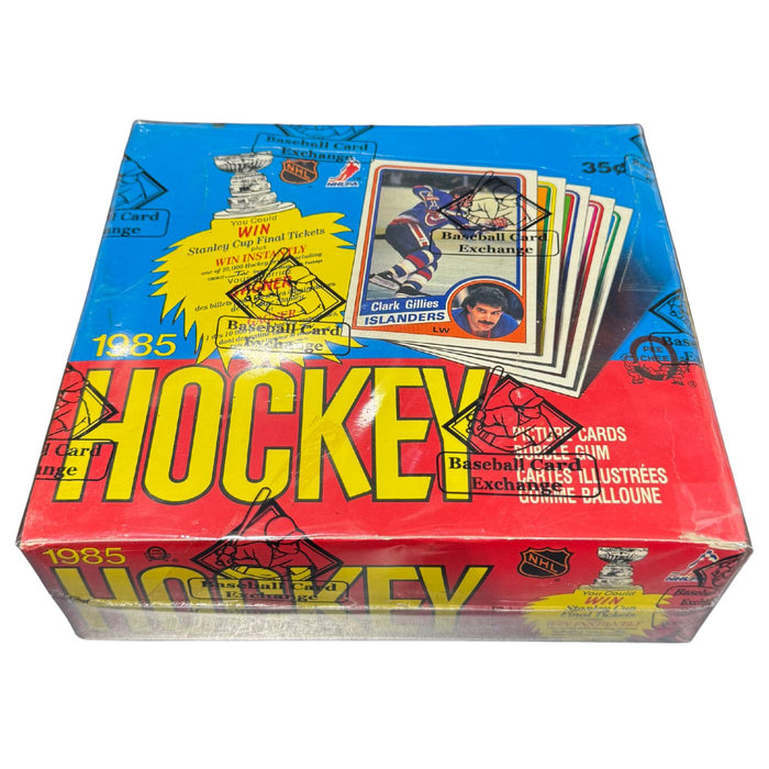 1984/85 O-Pee-Chee NHL Hockey Picture Cards Wax Box - Pastime Sports & Games