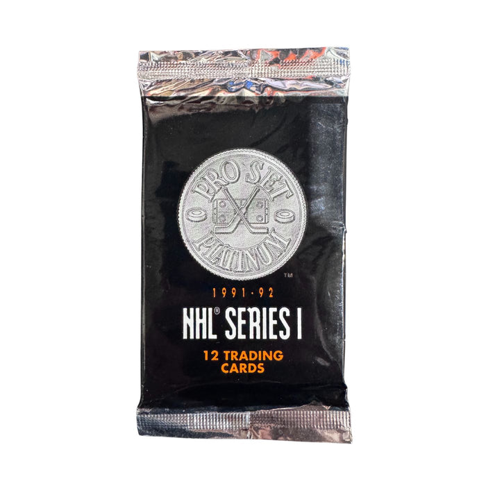 1991/92 Pro Set Platinum Series One/1 NHL Hockey Hobby Pack/Box - Pastime Sports & Games