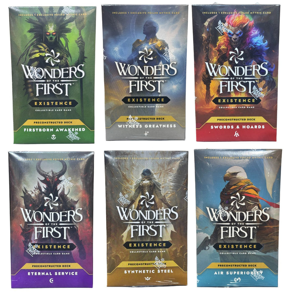Wonders Of The First  Existence Orbital Starter Decks - Pastime Sports & Games